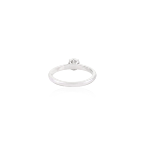 Vente en gros en vrac Bague délicate en diamant naturel 100% Style minimaliste élégant et classique Bijoux faits à la main en or blanc massif - Product Image 6