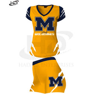 Uniforme de porristas de color sólido de peso ligero Uniforme de práctica de porristas de calidad premium - Product Image 5