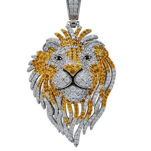 Alta calidad 925 plata esterlina 3D personalizado Hip Hop joyería rapero Iced VVS Moissanite diamante colgante totalmente VVS cristianos - Product Image 2