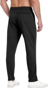 Pantalones de chándal de colores informales bordados vintage con cintura elástica pesada - Product Image 5