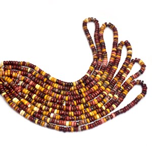 Perles rondes lisses en mookaïte AAA+ de 5 mm à 6 mm, pierres semi-précieuses naturelles, perles d'espacement, perles de roue pour bijoux - Product Image 4