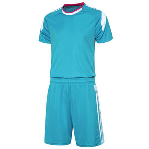 Custom soccer uniform for men made with breathable fabric and durable stitching available with team logo and number printing - Product Image 2