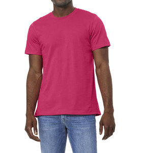 Airlume algodón peinado e hilado en anillo, la camiseta de Jersey unisex para hombre Cand Camiseta de cuello redondo ajustada que absorbe la humedad - Product Image 1