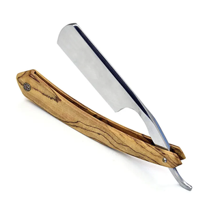 Fix Blade Barber Rasoirs Manche en bois Couper la gorge Barbe Rasoirs - Product Image 6