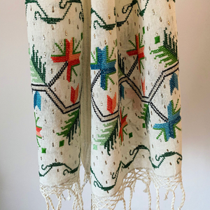 Camino de mesa hecho a mano cómoda bufanda Rectangular Casa de Campo caminos de mesa para decoración del hogar fiesta de vacaciones OEM hecho en Vie - Product Image 6