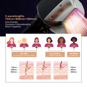 Ice Titanium penghilang bulu Laser 4 panjang gelombang 755 808 940 1064nm dioda Laser peralatan kecantikan untuk klinik medis diakui CE - Product Image 3