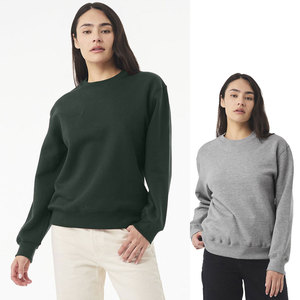 Pull-over unisexe en molleton de haute qualité pour femme, col rond, en mélange de coton peigné Airlume, imprimé numériquement, collection hiver, vente en gros - Product Image 1