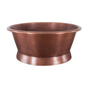 Bañera de cobre estilo Heritage que combina perfectamente con accesorios clásicos, diseños de interiores de baños de lujo para casas. - Product Image 3