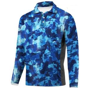 Buena calidad OEM diseño de logotipo personalizado ropa deportiva ropa de pesca polos 100% poliéster Spandex nueva impresión por sublimación 2025 - Product Image 2