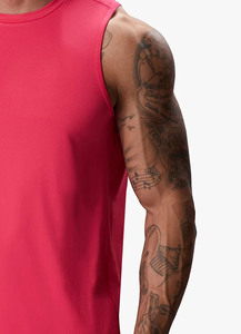 Venta al por mayor personalizado hombres deportivo sin mangas gimnasio chaleco transpirable entrenamiento músculo Stringer corte camisetas sin mangas para los hombres Fitness Stringer - Product Image 5