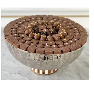 New Round Shaped Hammered Design Iron Decorative Bowl for Party Serving Chocolate and <b>Sweets</b> - Product Image 4
