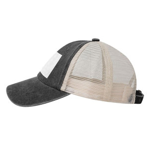 Gorro de camionero de alta calidad con logotipo personalizado, entrega rápida, gorras de béisbol Premium de malla de algodón a la venta - Product Image 4