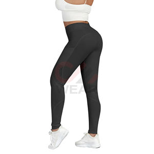 Offre Spéciale femmes respirant extensible taille haute sport Jogging Gym Yoga Leggings doux sans couture pantalons d'entraînement OEM Service Design - Product Image 1