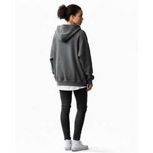 Sudadera con capucha personalizada con lavado ácido GSM de alta calidad con un diseño vibrante de aspecto lavado único que garantiza comodidad y estilo duradero para Unisex - Product Image 5