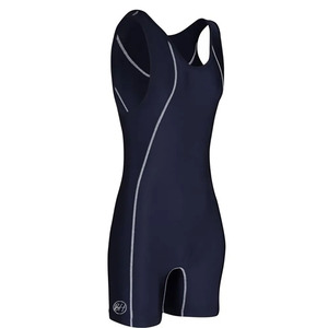 Custom High Quality Cheap Wholesale Sublimation <b>Men</b> Casual Wrestling <b>Singlets</b> Spandex/Polyester Comfortable Durable Quick Dry - Product Image 2