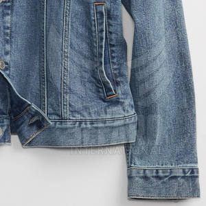 Veste en jean à col rabattu pour hommes Offre Spéciale grande taille veste d'hiver en jean décontracté à usage extérieur - Product Image 4