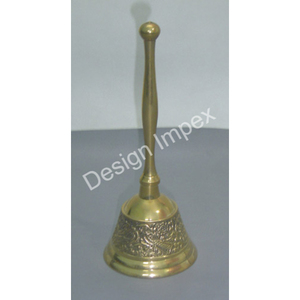 Campanas de latón pulido de alta calidad, campanas de mano de lujo para decoración de bodas y Navidad - Product Image 4