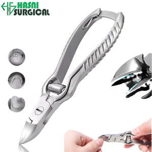 Coupe-ongles pour les orteils en acier chirurgical inoxydable Hasni, coupe-ongles à ressort, instruments chirurgicaux certifiés CE, couleur et taille personnalisées - Product Image 2