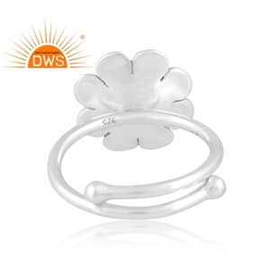Best Selling Fine Sterling Silver Natural <b>Crystal</b> Quartz Gemstone Stackable <b>Ring</b> Custom Jewelry Manufacturer - Product Image 4