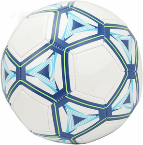 Balón de fútbol pakistaní de servicio OEM, Balón de partido de Fútbol cosido a máquina, último diseño, tamaño 5, cuero PU, los mejores balones de partido - Product Image 1