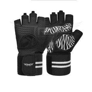 Nouveauté, vente chaude, gants de sport en cuir à demi-doigts pour unisexe, sur mesure, prix bas, fabriqués au Pakistan - Product Image 1