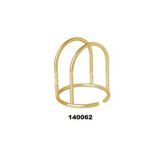 Porte-serviettes de bureau décoratif pour la maison moderne Distributeur de serviettes en métal doré autoportant Porte-serviettes en papier - Product Image 1