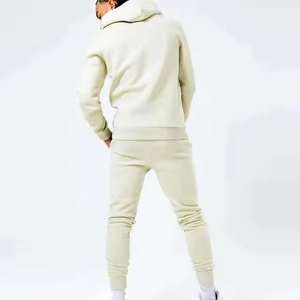 Conjunto Deportivo Personalizado para Hombre con Logotipo, Sudadera con Capucha y Pantalones Deportivos de Felpa, Conjunto Deportivo Informal para Hombre - Product Image 2