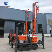 UNIQUEMAC Foreuse de puits d'eau portable économique 150m 200m 260m 300m, machine de forage hydraulique diesel
