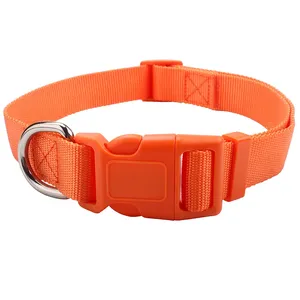 Collar básico de nailon para entrenamiento de mascotas, accesorio ajustable para perros pequeños, medianos y grandes, la mejor calidad - Product Image 4