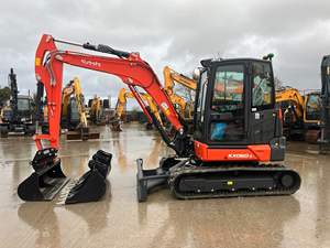 รถขุดขนาดเล็ก Kubota KX060-5 ขนาด 6 ตัน พร้อมห้องโดยสาร เครื่องยนต์ EPA |   รถขุดแบบไม่มีส่วนท้ายยื่น 5.6 ตัน สำหรับงานก่อสร้างและเกษตรกรรม - Product Image 6