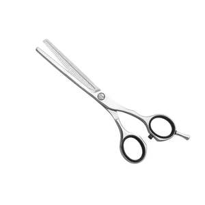 Custom Hair Thinning Scissors With Adjustable Finger Rest Sharp <b>Edge</b> Barber Thinning Shears Professional Barber <b>Tools</b> - Product Image 1