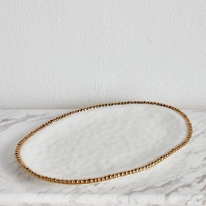 Lot de 3 bols décoratifs bas orchidées finition argentée pièces élégantes parfaites pour la table de bureau à domicile ou la fête d'Inde - Product Image 3
