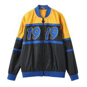 Chaqueta Bomber Reflectante Negra 3M, Estilo Universitario Griego, Ropa Urbana Unisex, Impermeable, Cierre de Cremallera, Venta al Por Mayor OEM, Primavera - Product Image 3