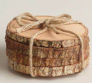 Posavasos de Madera Natural Modernos, Hechos a Mano, Ecológicos, con Diseño Personalizado, Grabado Láser, Acabado en Nogal y Bambú, Lavables - Product Image 4