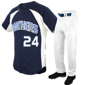 Uniforme de Béisbol Personalizado Nuevo, Uniforme de Béisbol y Softbol Hecho a Medida de Alta Calidad, Uniforme de Béisbol 100% Poliéster - Product Image 1