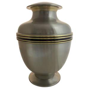 Urnes de crémation artisanales de haute qualité pour les cendres Pot de conteneur commémoratif en laiton décoratif en gros - Product Image 1