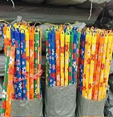 Palo de escoba con mango de bambú fuerte para limpieza de jardín, patio y suelo - Product Image 6