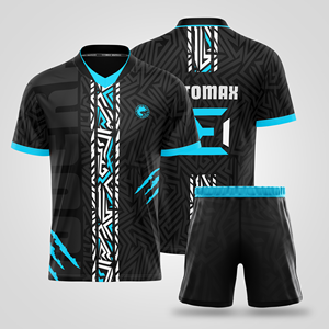 Maillots de football 100 % polyester de haute qualité, ensemble personnalisé imprimé par sublimation, service OEM pour clubs et équipes - Product Image 6