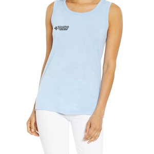 Camisetas sin mangas de yoga deportivas sin costuras de alta calidad para mujer Top liso moderno personalizado de moda - Product Image 1