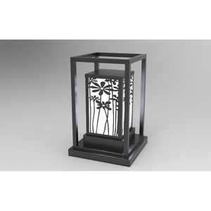 DNT.004.01 Lámpara de Jardín Premium con Cuerpo de Hierro y Fuente de Luz LED - Product Image 1