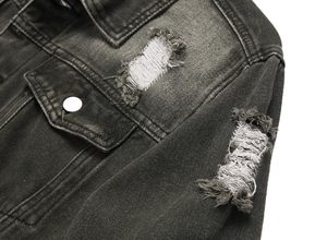 Veste en jean pour hommes de qualité supérieure, surdimensionnée, pour le sport de plein air, en gros, personnalisée - Product Image 5