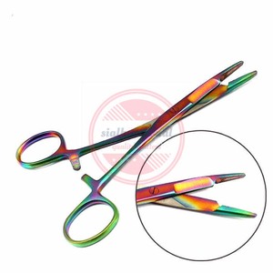 คีมหนีบยุงเครื่องมือผ่าตัดแบบโค้ง - Product Image 4