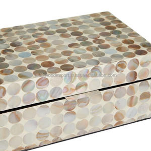 Caja de nácar de lujo para organizador de almacenamiento de joyas caja de regalo de fregona de exhibición de Falak World Export - Product Image 2