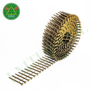 Clavos de bobina de 15 grados 1-3/4 "x 0.086 9000 piezas con estilos de vástago suave Revestimiento amarillo y competitivo con la fábrica de Vietnam - Product Image 2