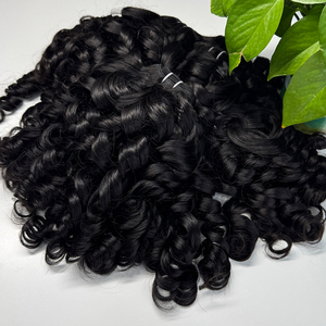 Extensiones de Cabello Humano Ondulado Natural de Camboya, Doble Trama, Cutícula Alineada, para Proveedores de Cabello - Product Image 3
