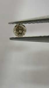 เพชรทรงกลมตัดยอดเยี่ยมลูกโลกหลวมขุดได้เพชรธรรมชาติสีน้ำตาลหรือทำเครื่องประดับ - Product Image 3