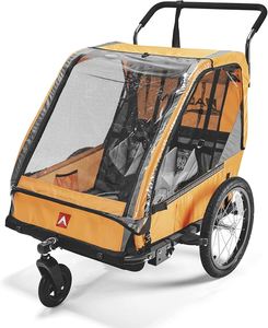 Remorque de vélo pour 2 enfants de haute qualité, prête à être expédiée - Product Image 3