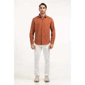 Camisas Casuales para Hombre, Doble Botonadura, 100% Algodón, Popelina a Rayas, Teñido Liso, Suministro ODM - Product Image 6