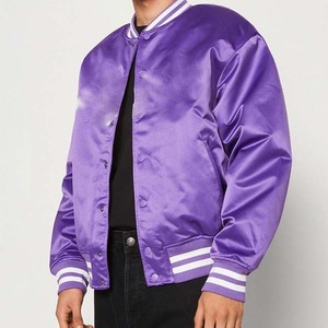 Blouson bomber en toile de haute qualité pour homme, col montant, boutonné, imperméable, coupe-vent, respirant, logo sur le devant - Product Image 4