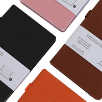 Carnet personnalisé A5 en cuir PU, couverture rigide, esthétique, fournitures scolaires et de bureau, planificateur hebdomadaire minimaliste